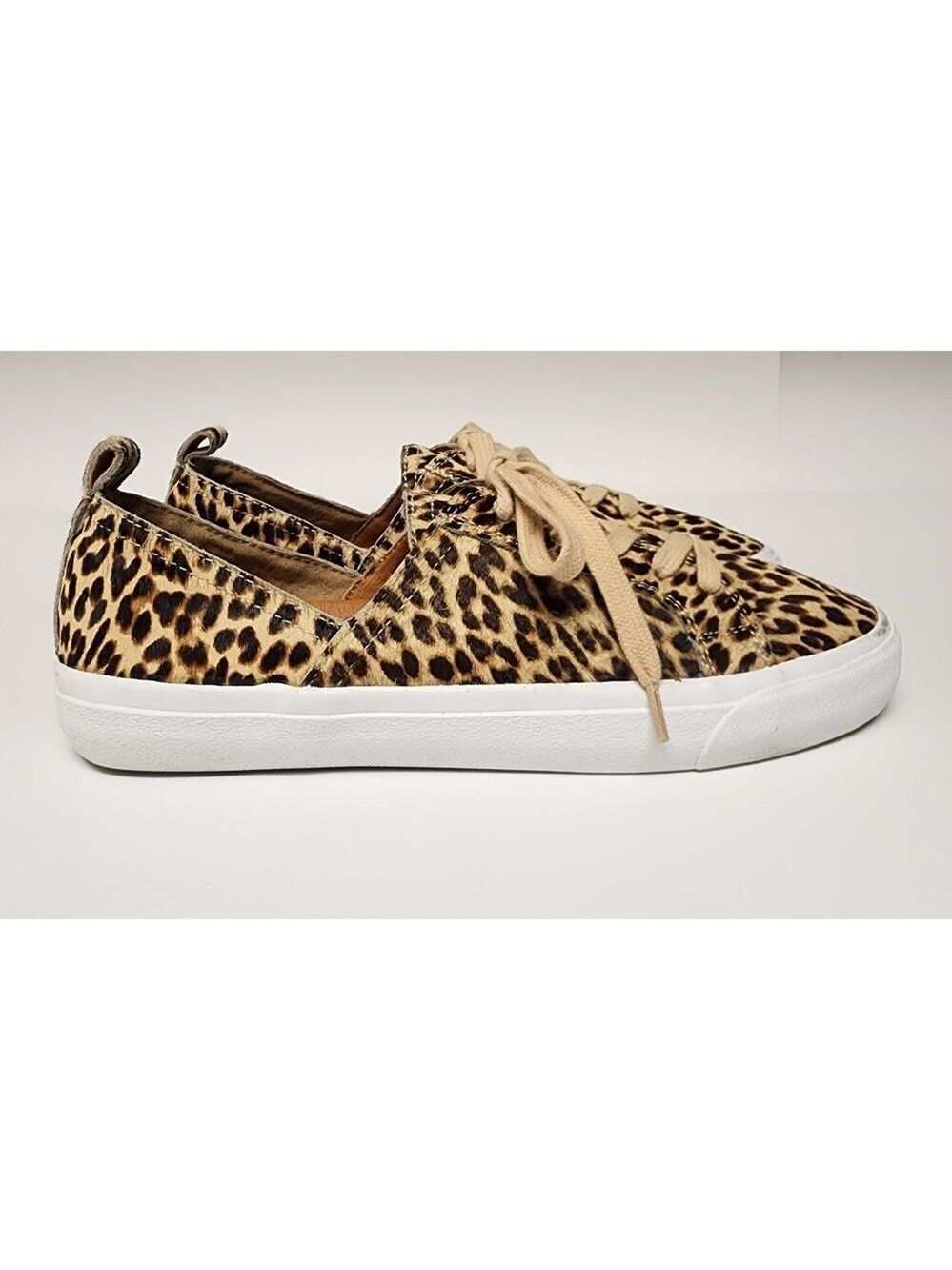 Lucky Brand Dansbey Cheetah Print Casual Sneakers Shoes Color Brown Size US 7.5M - Picture 10 of 15